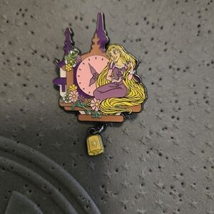 Disney Boxlunch Tangled Rapunzel Clock Pin